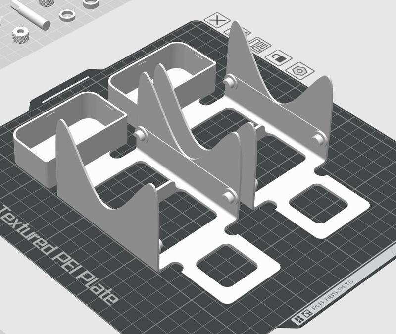 Extended base with stabilising fins