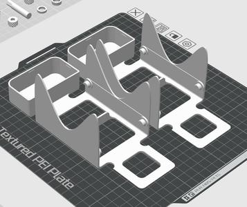 Extended base with stabilising fins