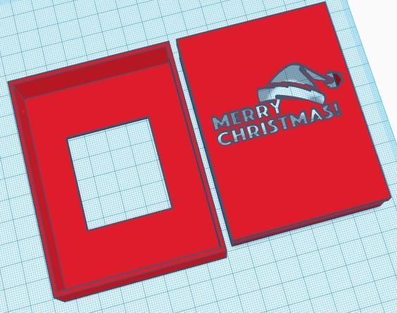 Decorative Christmas Playing Card Box Gift