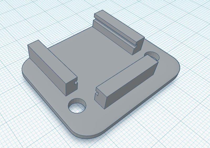 Holder for Wemos Lolin s2 Mini