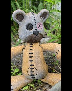 "Stitches" the Articulated Teddy Bear