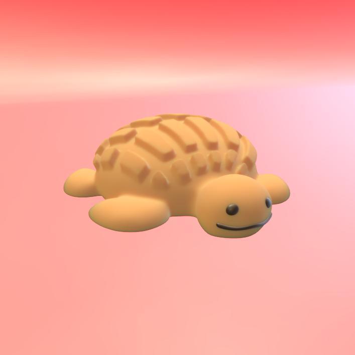 Concha Tortuga (Turtle-shaped shell-bread)