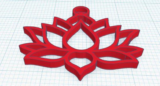 llavero flor de loto