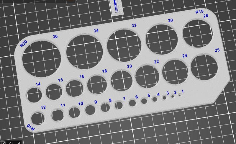 Kreisschablone - Circle Template