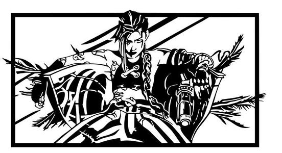 Jinx Fans - League of Legends Wall Decor