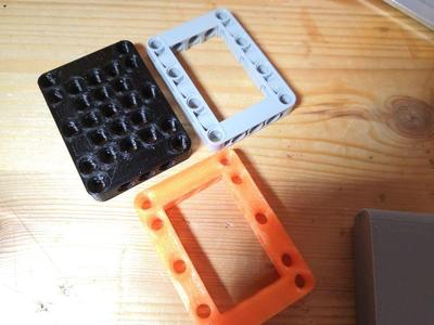 Beam brackets 5x7, Lego compatible