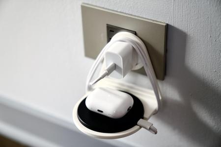 Wireless Charging Shelf for electrical socket