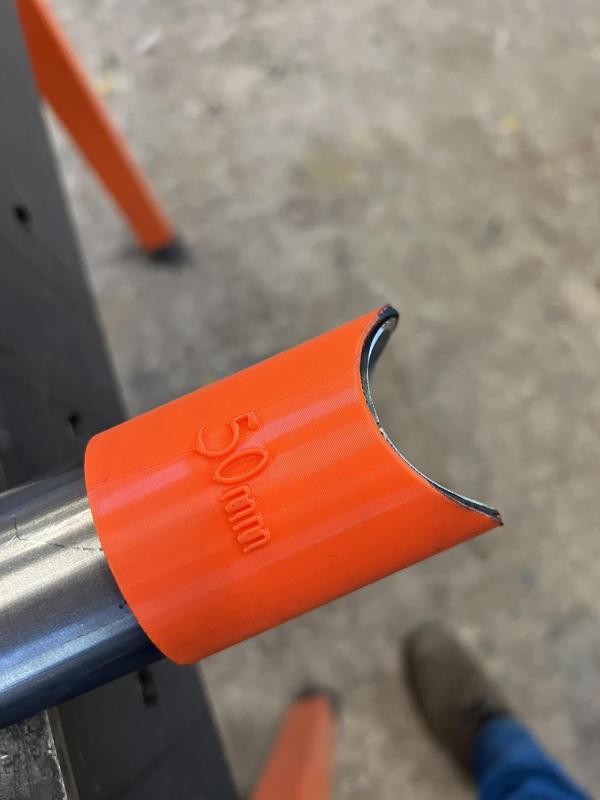 Cutting template pipe 90° T