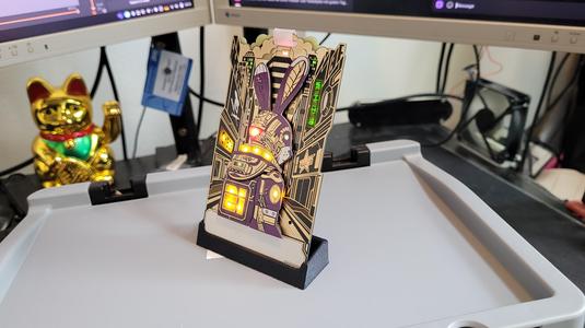 Easterhegg 2024 Badge Stand