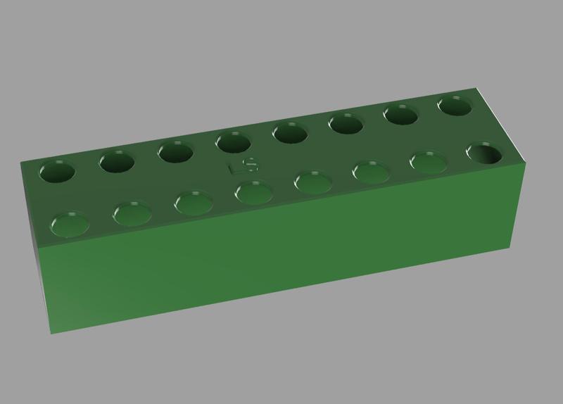 Print-in-Place 15ml Falcon Tube/5ml Eppi Holder for Ice Boxes