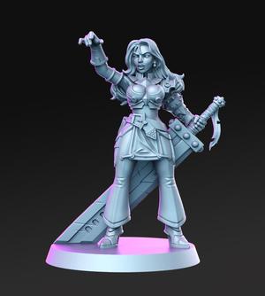 margie - Female wizard- 32mm - DnD