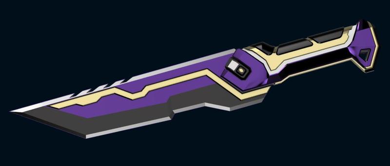 Valorant - Glitchpop dagger 3D model