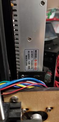 Power Supply Cover for S-360-12 used on Makerfarm Pegasus 10