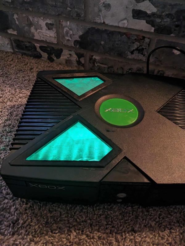 Original xbox mesh window case mod