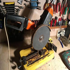 Acople para mando de amoladora circular (transformacion DIY)