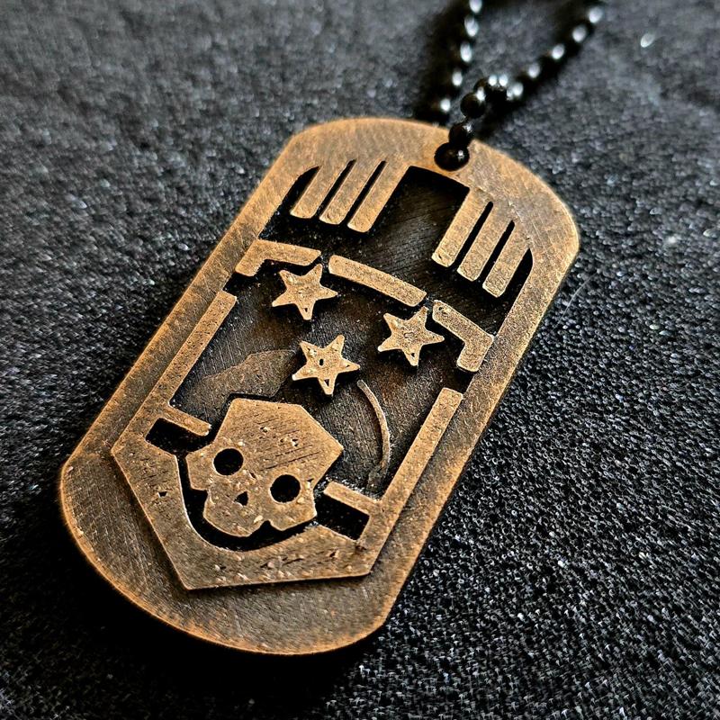 Helldivers "Hell Commander" Dogtag