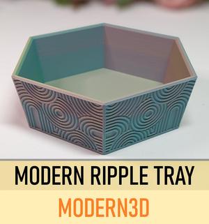 Modern Ripple Tray