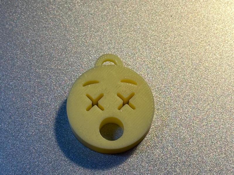 Dizzy Face Emoji Keychain