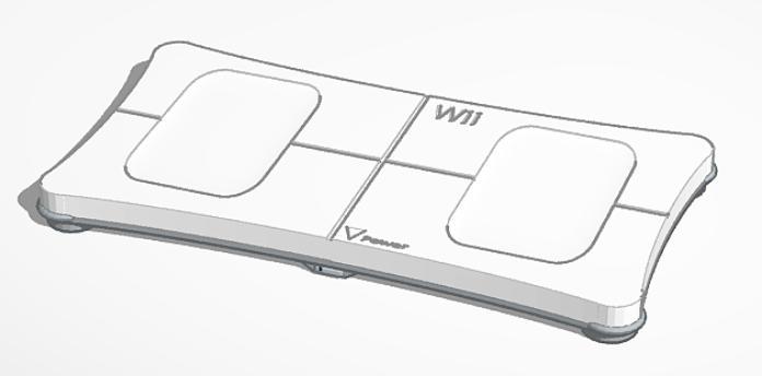Wii Balance Board 3D Model