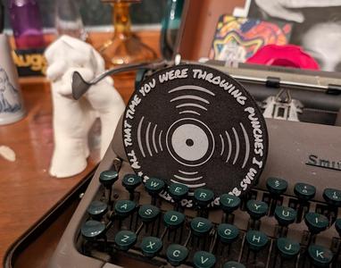 Tortured Poets Department Taylor Swift Vinyl Record / CD Lyric - Wall art, decoration with optional hidden magnet version - Swiftie Fan Art with filament change for multicolor