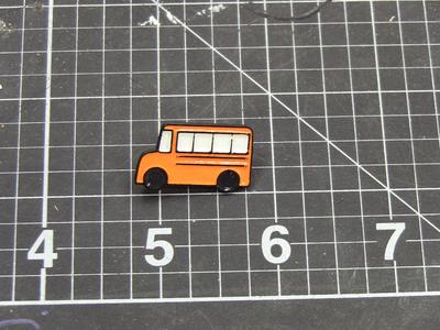 Bus Enamel pin