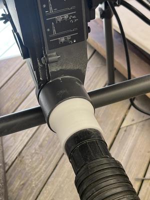 Vacuum adapter - Skil jobsite table saw to 1-7/8 Shop Vacuum Hose. Ridgid