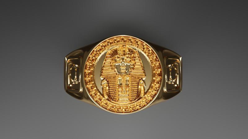 King Tutankhamun's Mask ring