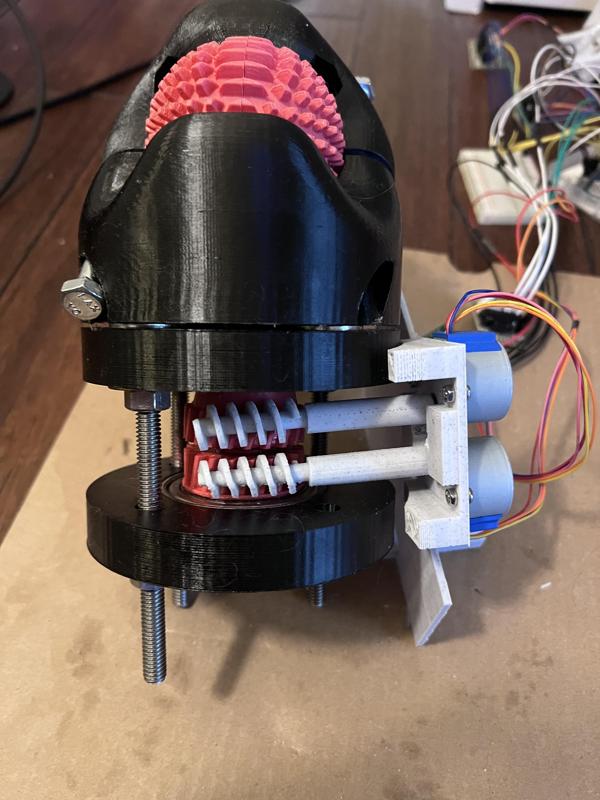 ABENICS driver screw / worm gear and mounting plate