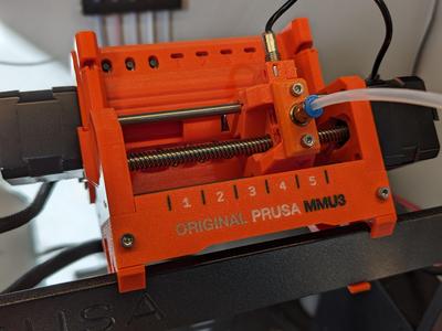 MMU3 Label Plate - Parts Broken down Individually