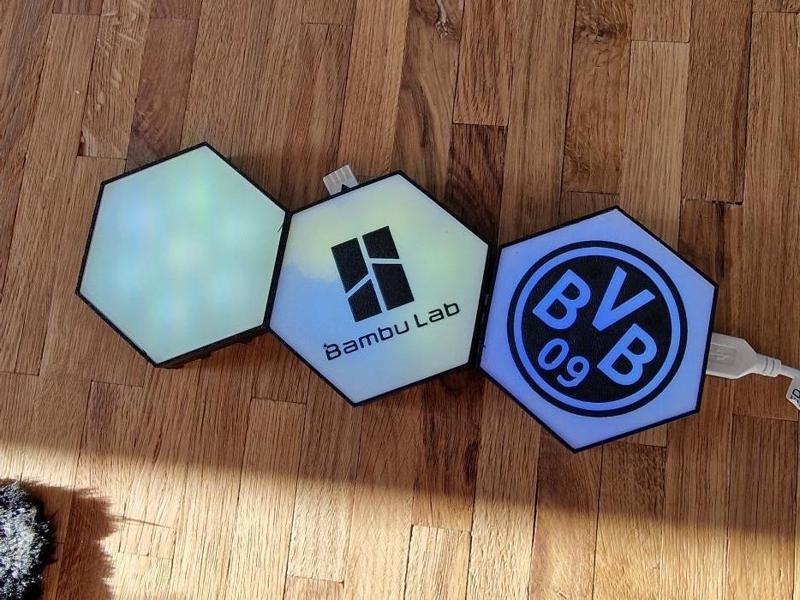 Bambu Lab Cover for Hexagon LED Lamp - Customizable