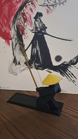 incense Samurai Holder / soporte de sahumerios Samurai