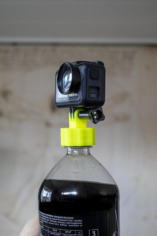 Bottle Cap Action Cam Mount v1