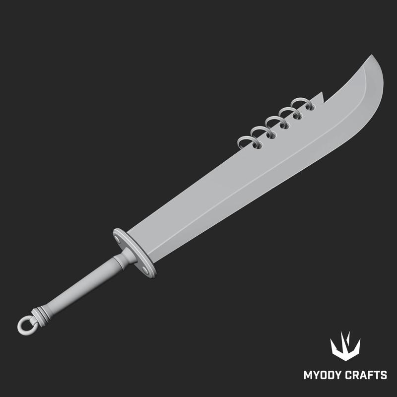 FULL MOON BLADE  REPLICA FROM METIN2 - 30LV ONE-HANDED SWORD - FMS
