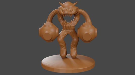 Final Fantasy 13 inspired, Goblin, Tabletop DnD miniature