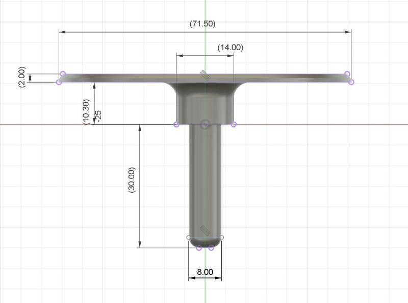 Shower Sink Hair Stopper / Sink Strainer 71mm