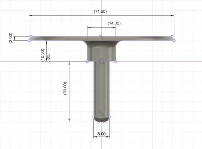 Shower Sink Hair Stopper / Sink Strainer 71mm