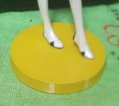 Ayanami Figure Stand with a Foot Hole