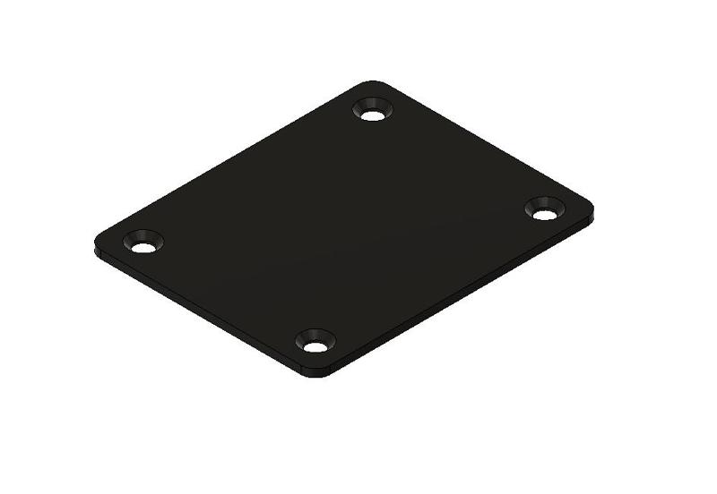 Parametric Guitar Neck Plate