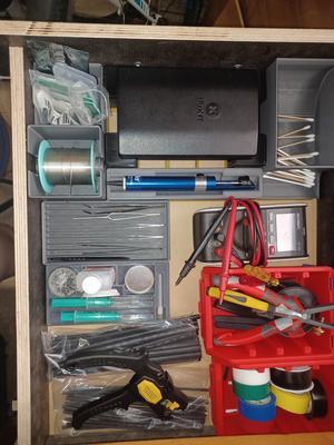 gridfinity soldering organizer