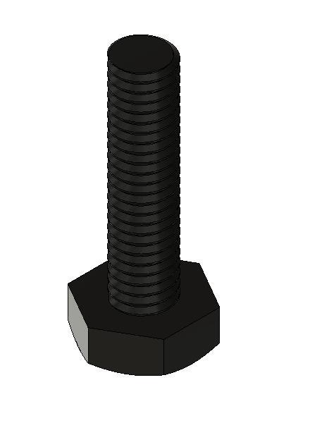 Parametric M3 Hex Head Screw