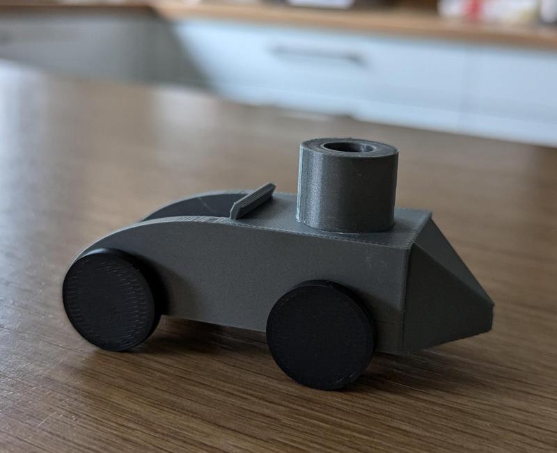 Balloon-Powered Car - a Remix