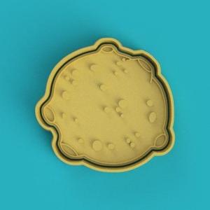 cortante + estampa luna del principito / little prince moon cutter + stamp