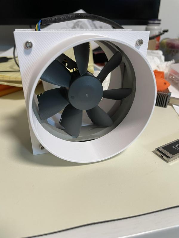 92mm PC fan vent/duct adapter - 4 inch