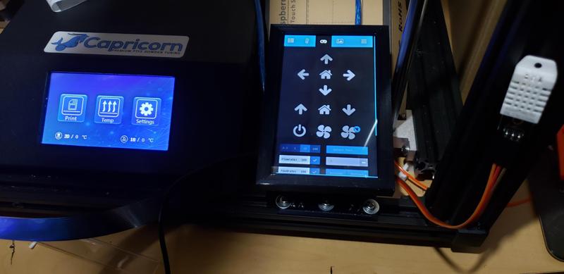 5" Raspberry Pi/OctoPi screen enclosure with 2020 extrusion mount