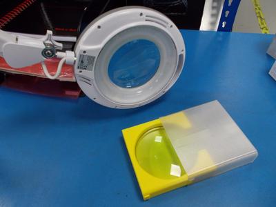 Mag lamp lens storage