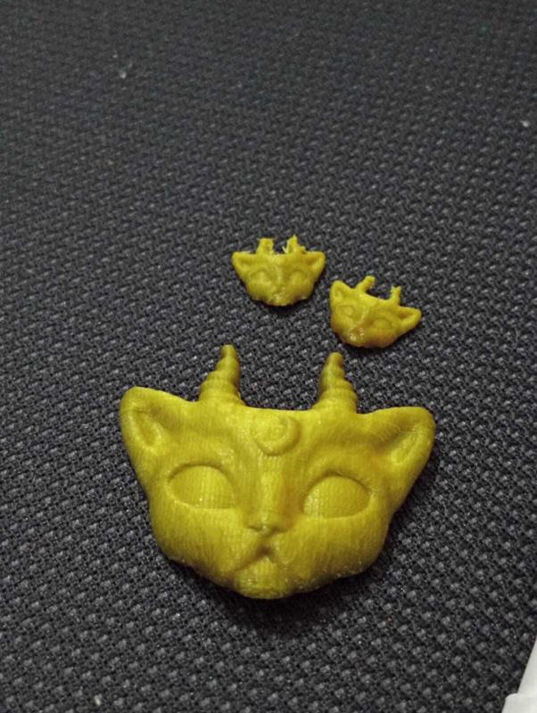 Faun cat pendant