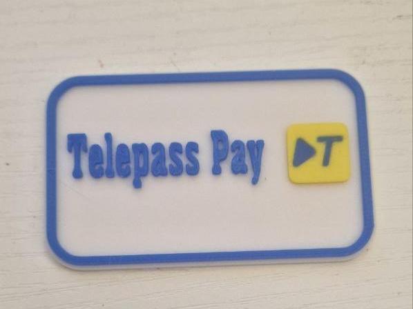 Telepass pay car badge