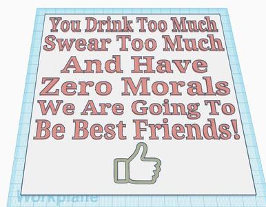 We Are Best Friends Sign