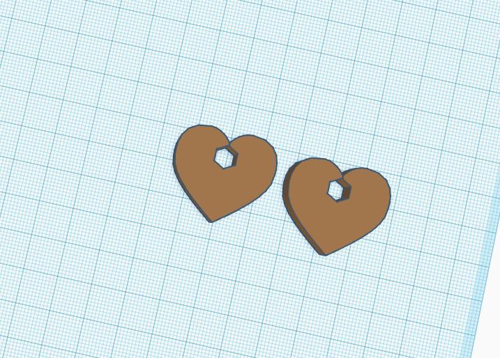 heart earring