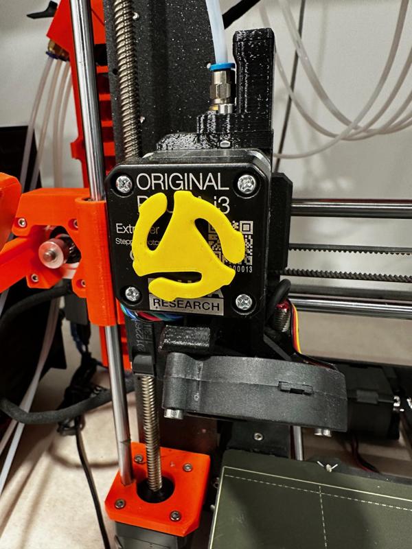 45 Record Adapter Extruder Indicator